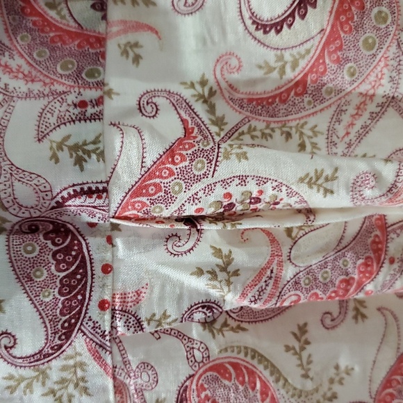 HUNTCLIFF SHIRTMAKERS PAISLEY BUTTON DOWN SHIRT SHORT SLEEVE GRUNGE MOD - Picture 7 of 7